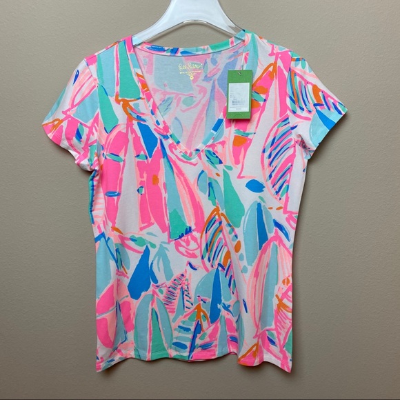 Lilly Pulitzer Tops - Lilly Pulitzer | Michele Top in Multi Out to Sea